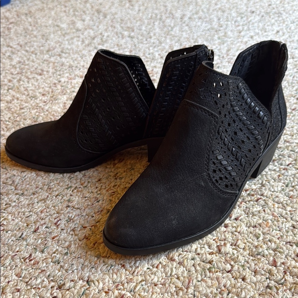 Vince Camuto Black Ankle Booties